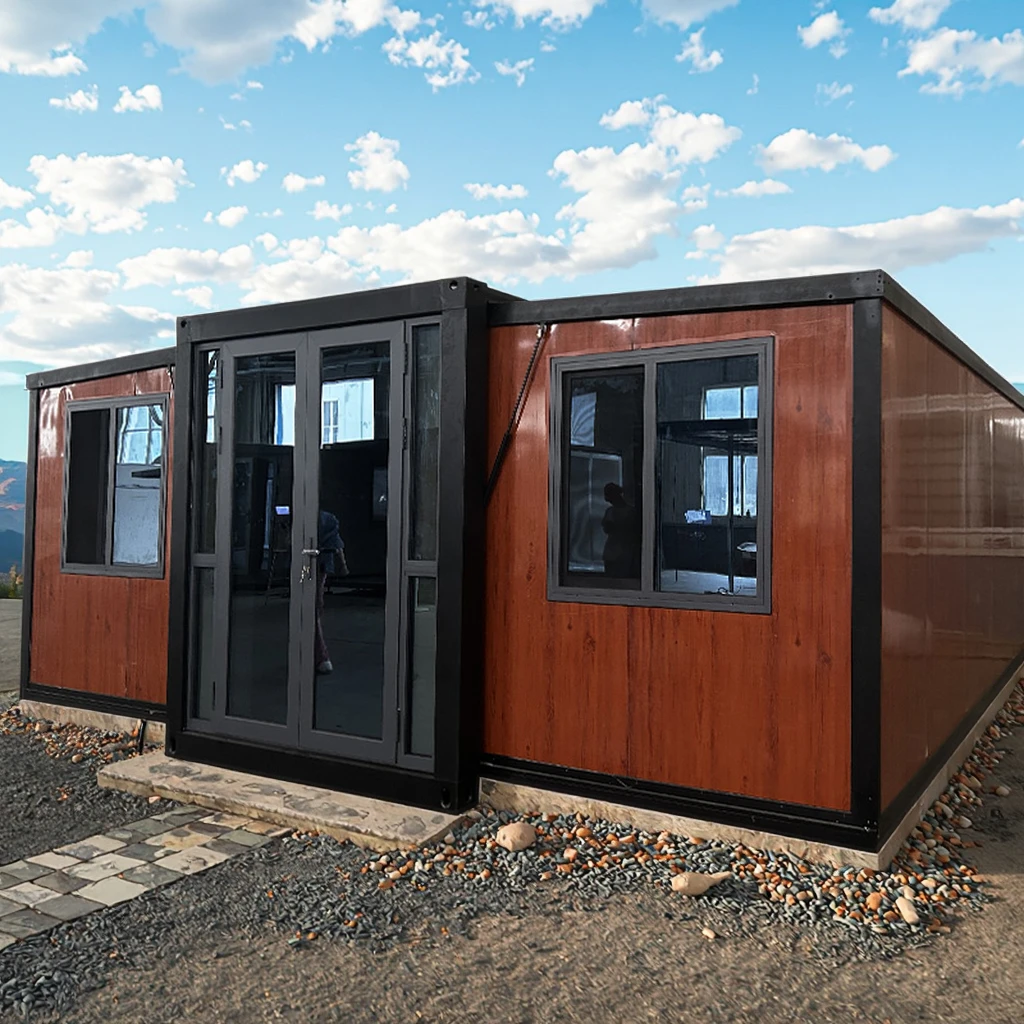 Granny Flat 20Ft 40Ft Luxury Expandable Container Prefab House 2-5 Bedroom Mobile Modern Design Living Room 25-Year Lifespan