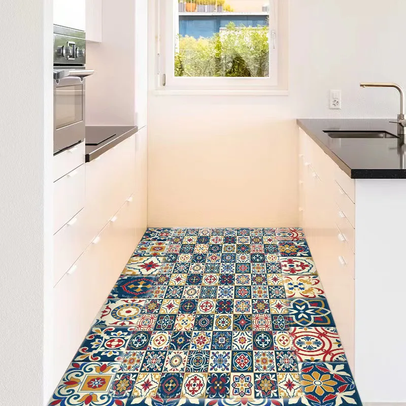 مربع صغير نمط الطوب ورق حائط ذاتي اللصق أثاث المطبخ تجديد غرفة المعيشة خلفية ملصق ذاتي اللصق #5