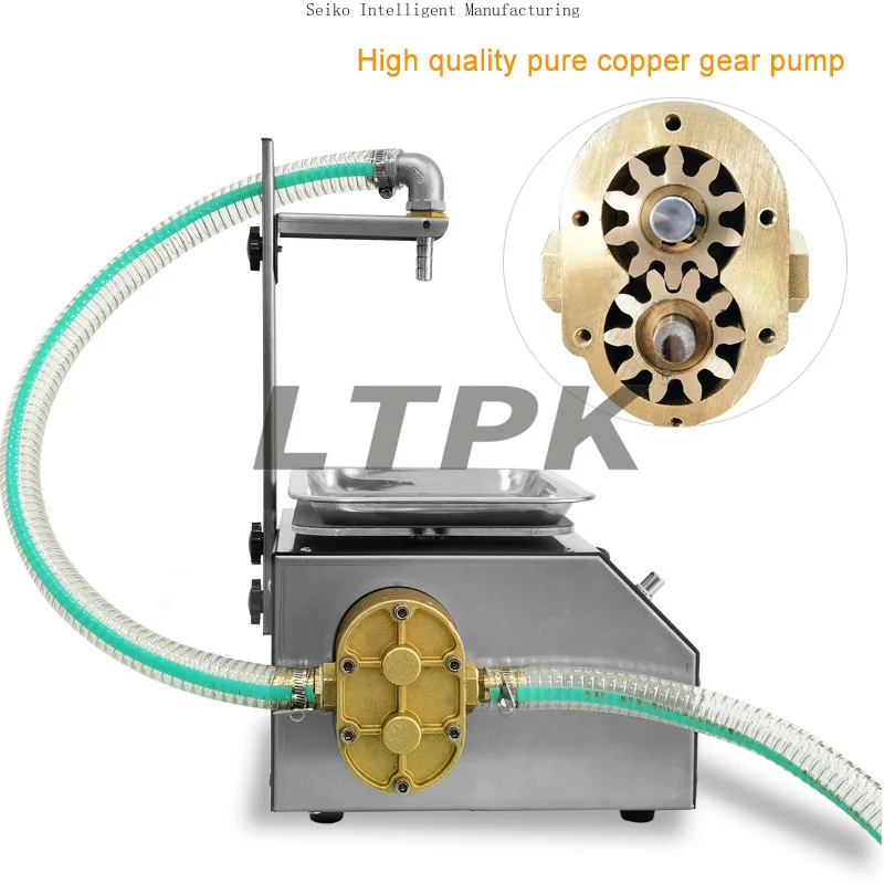 LT-L15 Mini Dosing Honey Gear Pump 30 up to 300ml Cosmetics Bottling Filling Machine Petite Machines De Remplissage Des