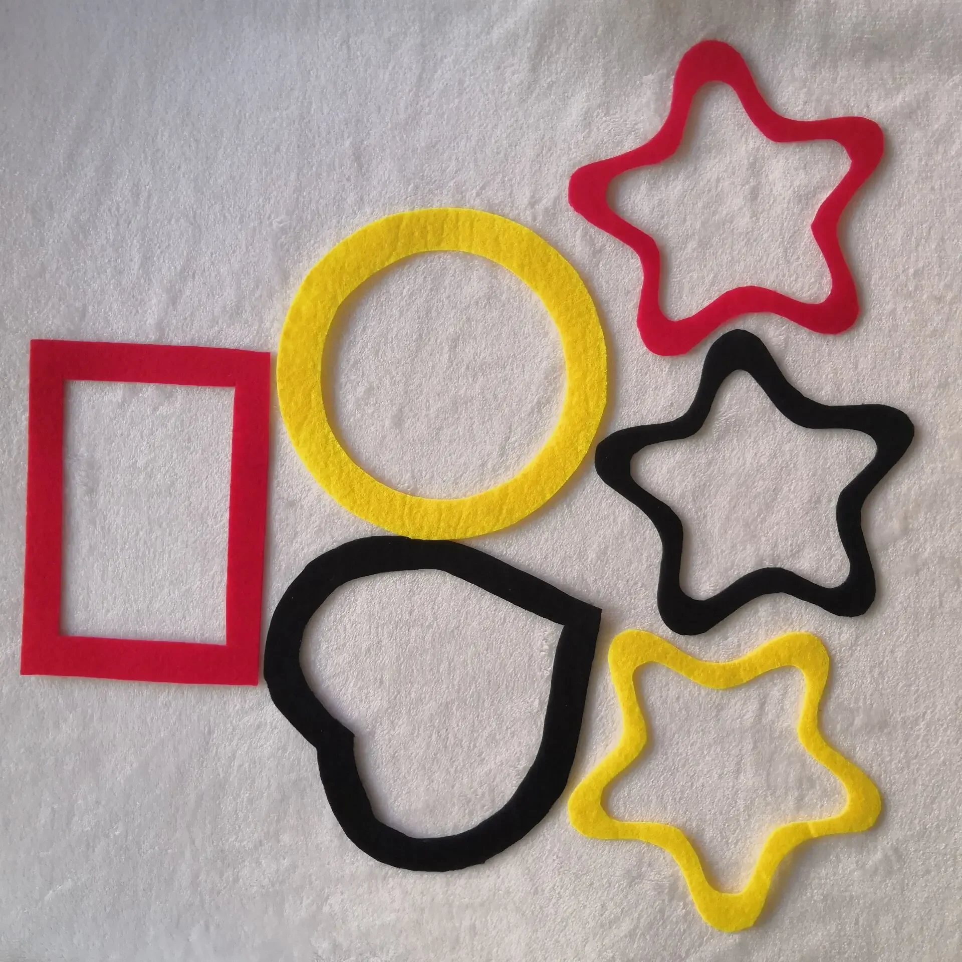 إطارات دعائم التصوير الفوتوغرافي لبطانيات معلم الذكرى السنوية 100 صورة اكتمال القمر / مصنوعة من اللباد