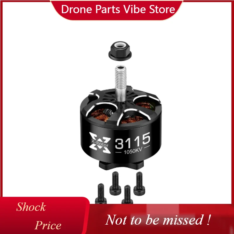 

DP HOBBYWING Xrotor 2807/2812/3110/3115 High-Performance Brushless Motors (900KV-1700KV) for FPV Racing & Freestyle