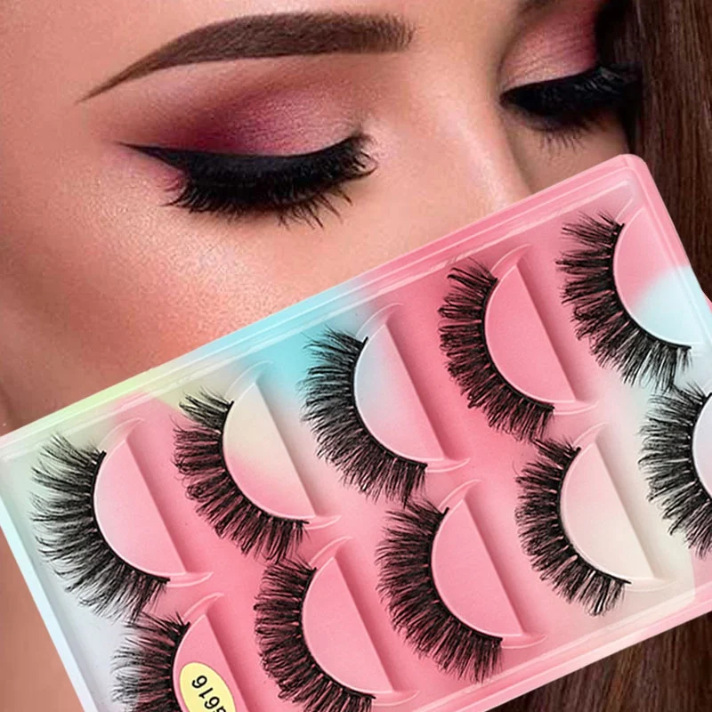 10 paar Handgemachte Falsche Wimpern + Pinzette Make-Up Volume 3D Flauschigen Natürliche Starke Lange Leichte Club Party Helle Reusable