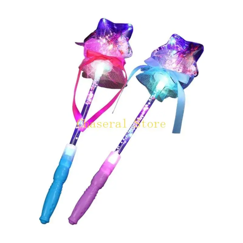 E7ce dziewczyna magiczna różdżka księżniczka kibic glowinthe ciemne dzieci prezent urodzinowy 10pcs