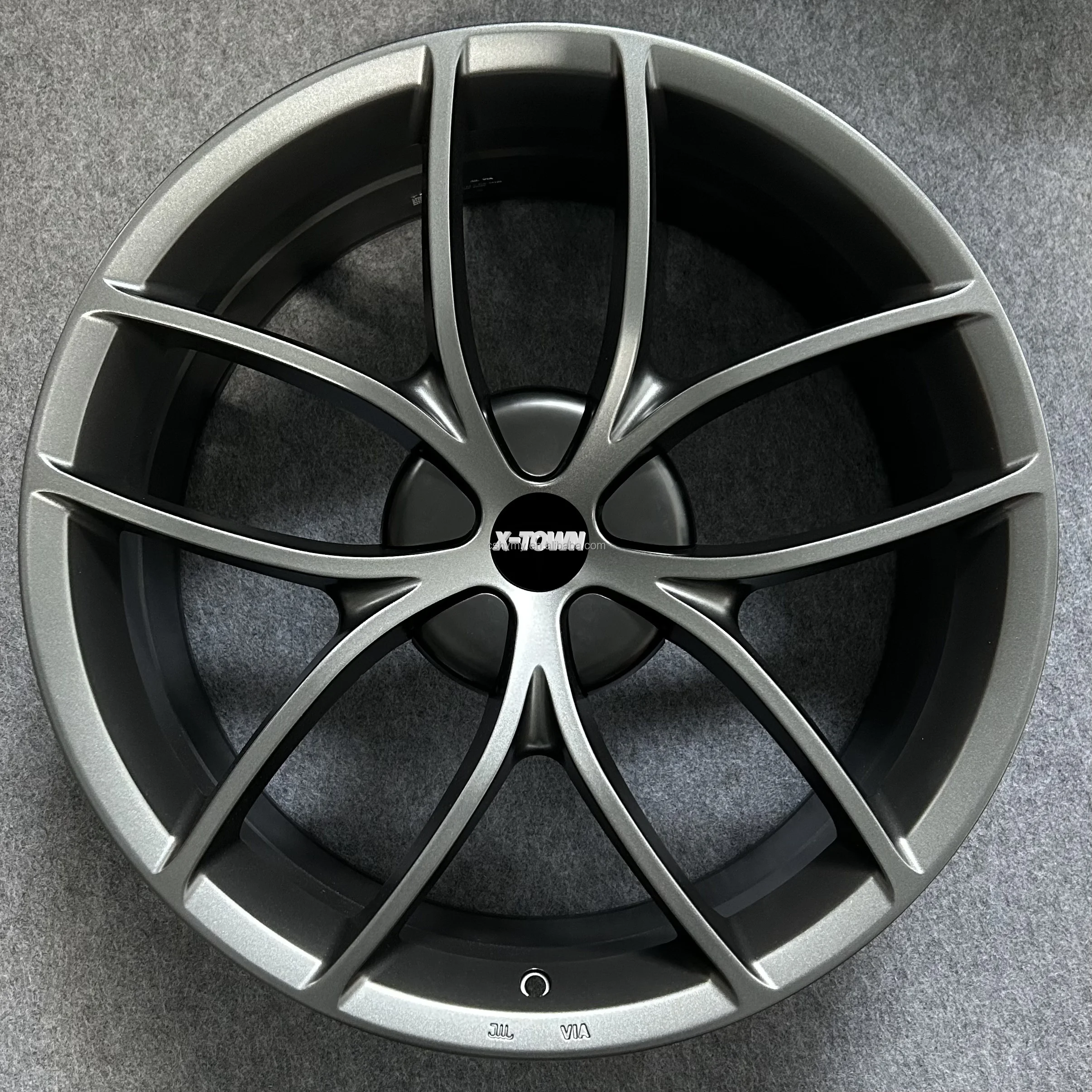 

17-24 дюйма 5x113 5x120 5X112 алюминиевые многоспицевые яркие черные автомобильные диски кованые колеса