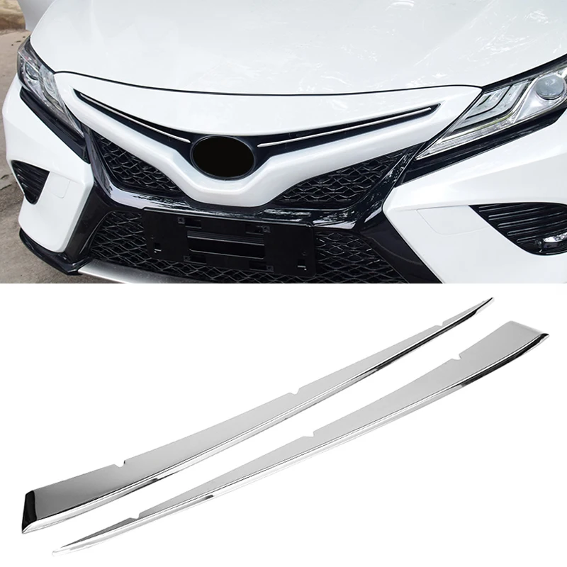 

For Toyota Camry XV70 2018~2023 Car Front Bumper Air Intake Vent Grille Trim Cover Kit Body Exterior Strips Modified Accessories