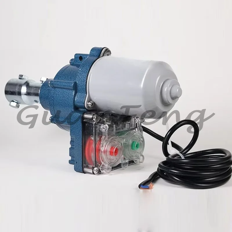 24V Electric Greenhouse Film Roll-up Motor, Automatic Ventilation Film Roller for Greenhouse Seedling Cultivation