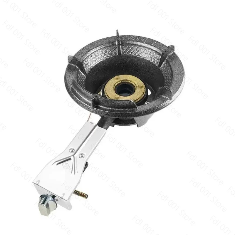 Commercial High Power Gas Stove Single Burner Restaurant Catering Portable Fast Cooker Medium High Pressure Banquet Range