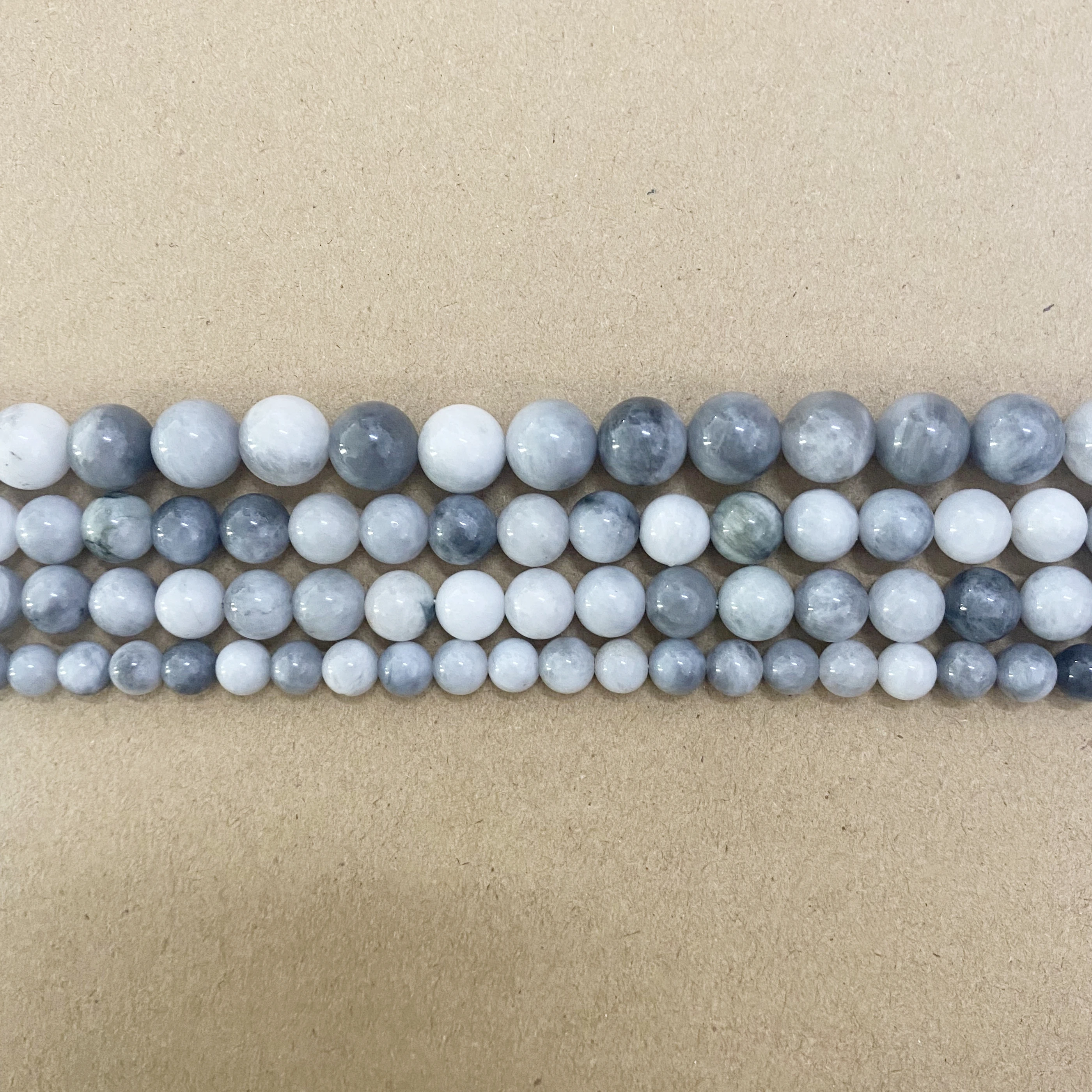 Naturstein Falkenauge Runde Lose Perlen 6 8 10 MM Größe Wählbar für Schmuckherstellung – Detail 6