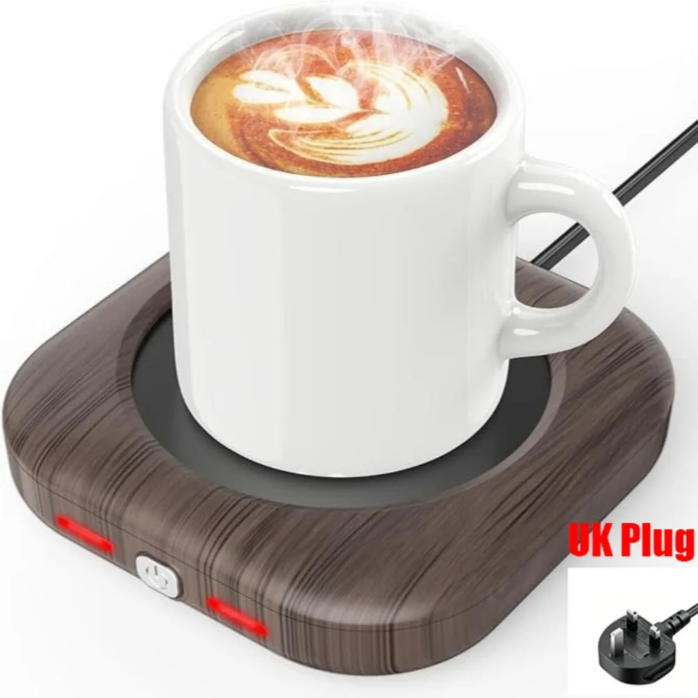Auto Shut Off Coffee Mug Warmer 3 Temperature Setting Timer Function Desk Cup Heater Thermostat Coaster Smart Cup Warmer