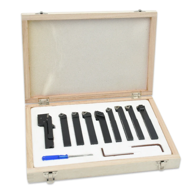 

Pt12mm 9pcs Turning Tool Set Cnc Lathe Shank For Metal Working Carbide Boring Bar