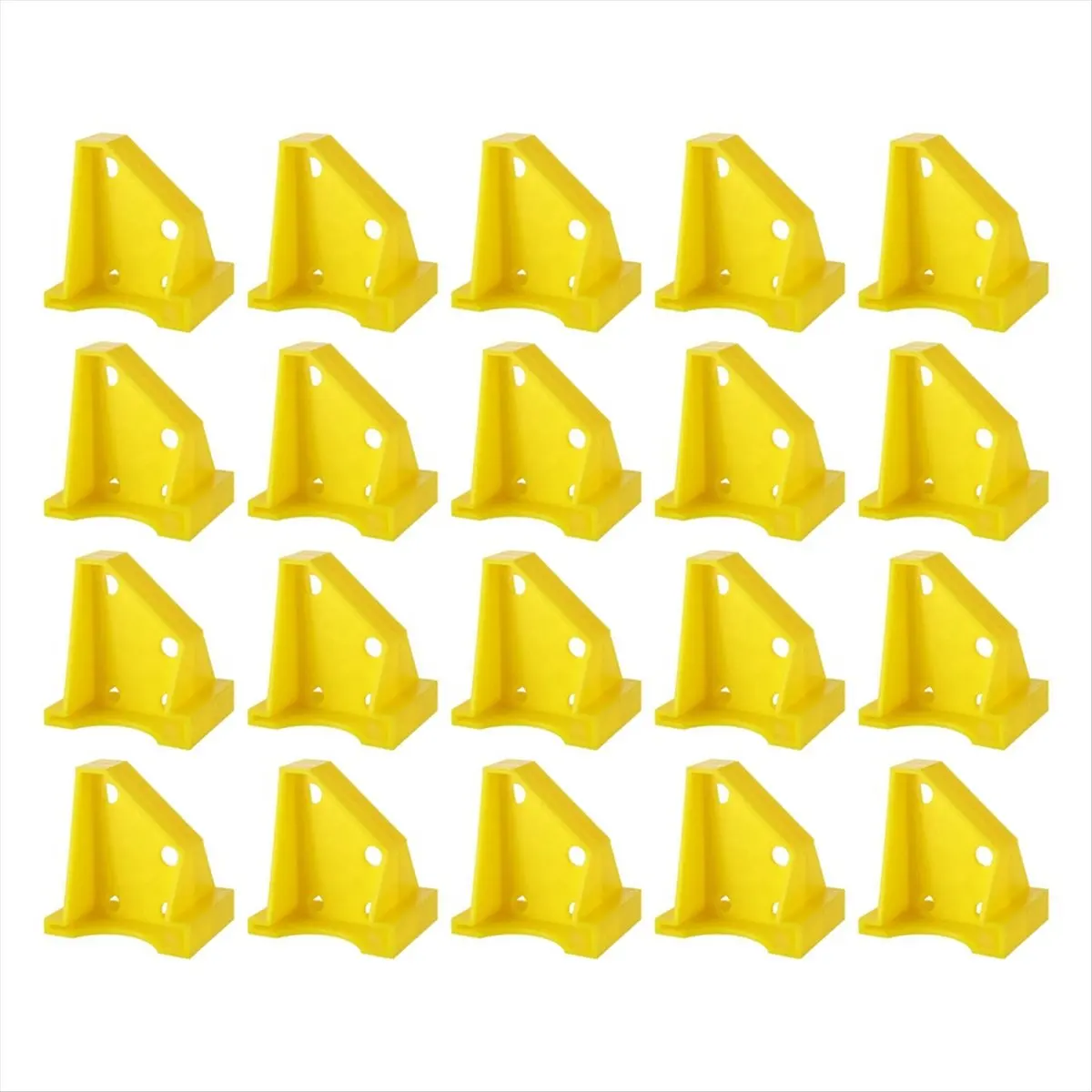 AA77 NEW  20pcs Laminate Floor Spacers Wood Floor Spacers Double End Hardwood Floating Floor Installation Kit Construction Tools