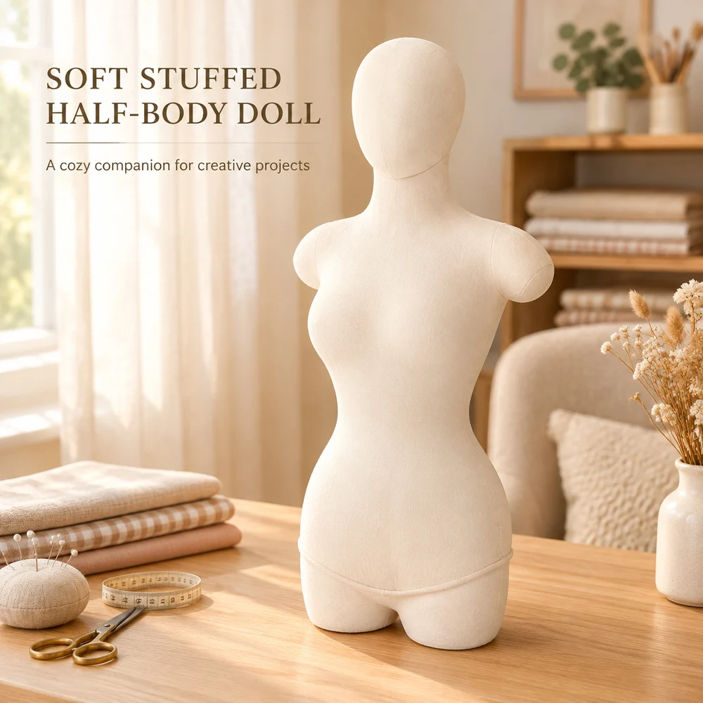 Flannel Doll Covers Elasticity Fabric Soft Washable Simulated Mannequin Hug Pillow Cover No Filling Material Cos Prop Decoration