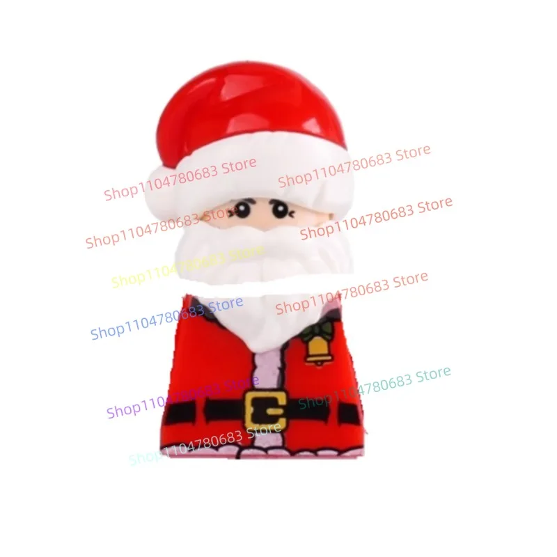 MOC Building Blocks, Mini Doll Models, Santa Claus Assembly, Accessories, Ornaments, Hobbies, Collecting Toys, Christmas Gifts
