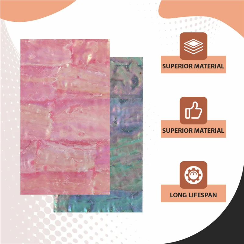 AA20-pegatina adhesiva para decoración de uñas, gradiente roto, concha de sirena, copos de abulón, puntas de uñas 3D, manicura, esmalte de Gel Uv, calcomanía Diy