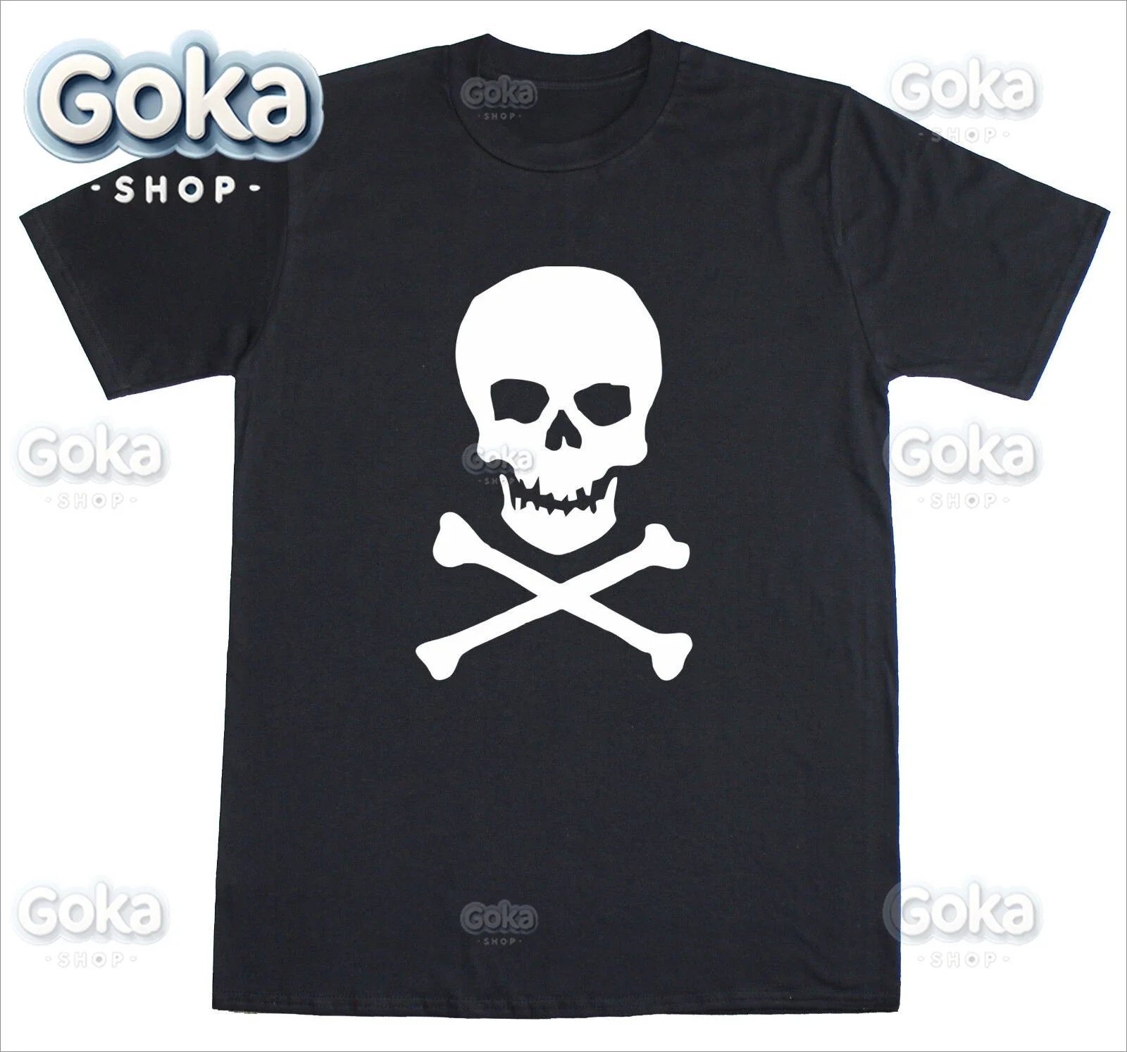 Skull & Crossbones Graphic T Shirts Mens Clothing New in Tops & Tees Cotton Women Printed T-shirt Y2K Clothes Cute Funny Tshirt