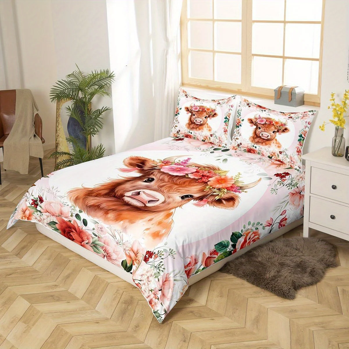 Harvest Season Bedding Set Cattle 3D Printing 2-3 Piece Set (No Core) Duvet Cover Set Home Bedroom Decor Textile Gifts For Kids