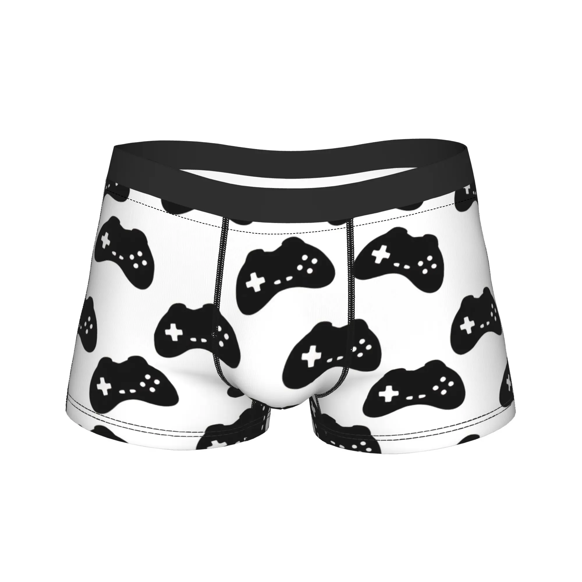 Video game controller pattern Underwear  Man Shorts Briefs Comfortable Trunk Hot Sale Print Large Size Underpants