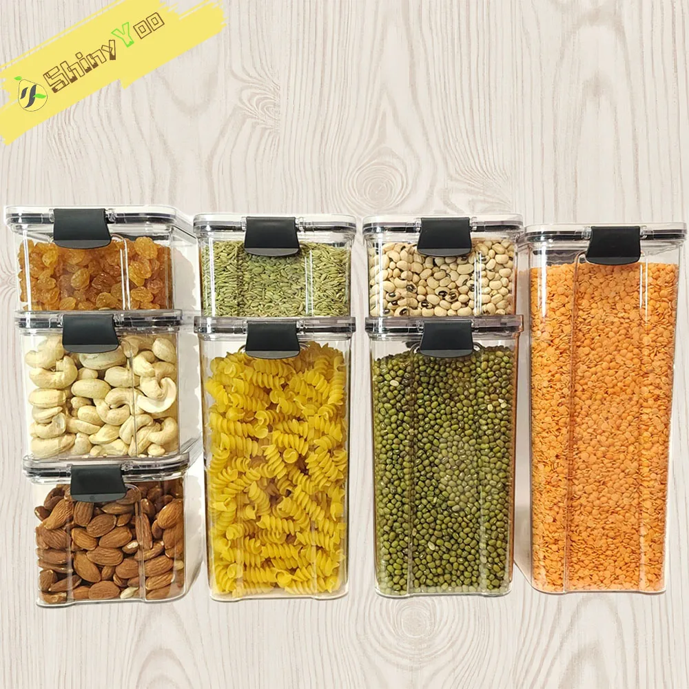 

Airtight food storage containers, canisters for kitchen counter, pantry organizers and storage, kitchen organizers and storage