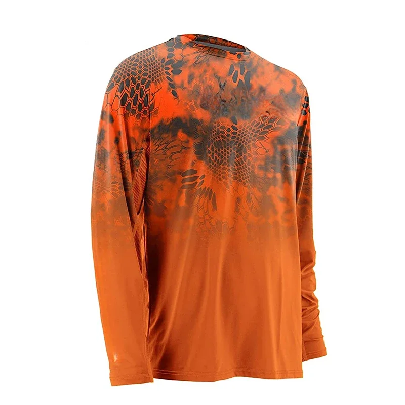 

New Fishing Clothing Men's Vented Long Sleeve Uv Protection Sweatshirt Breathable Tops Summer Fishing Shirts Camisa
