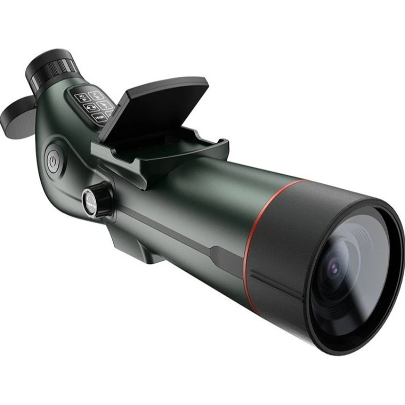 تلسكوب فلكي، شاشة رقمية مزدوجة عالية الطاقة، رؤية ليلية منخفضة الإضاءة وعرض الفيديو