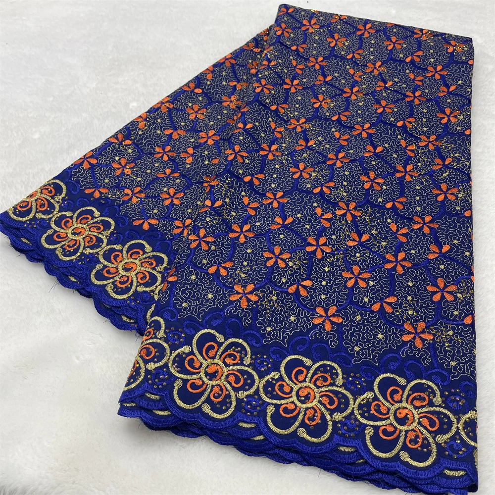 

african fabric for women Swiss Voile High-Quality Cotton Lace Fabric Nigerian African Tissu Dentelle for Dubai 2026