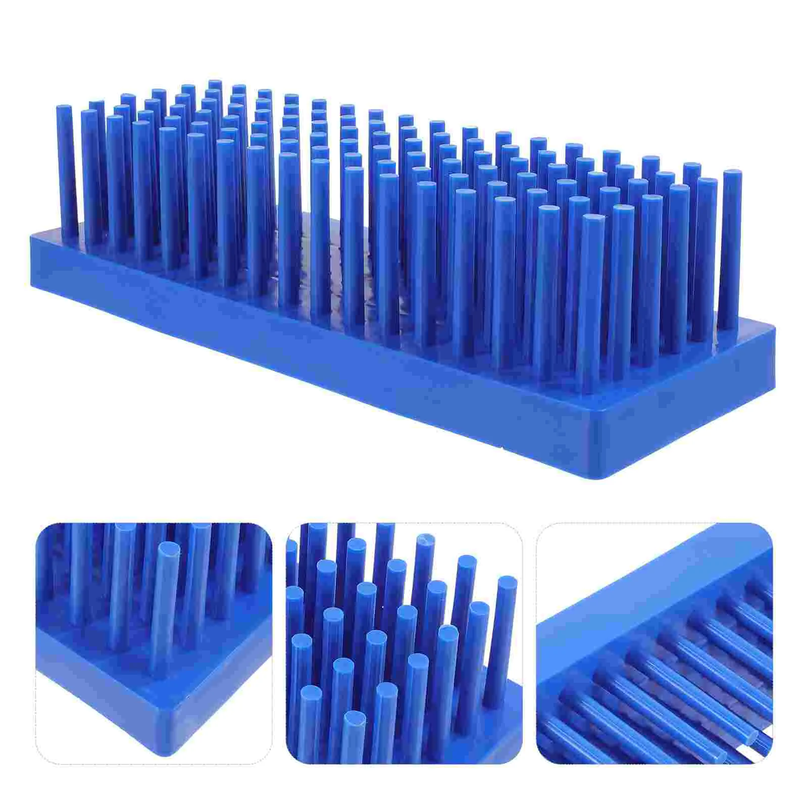 Plastic Test Tube Stand Test Tube Peg Drying Rack Laboratory Test Tube Drying Holder plastic peg rack for test tube