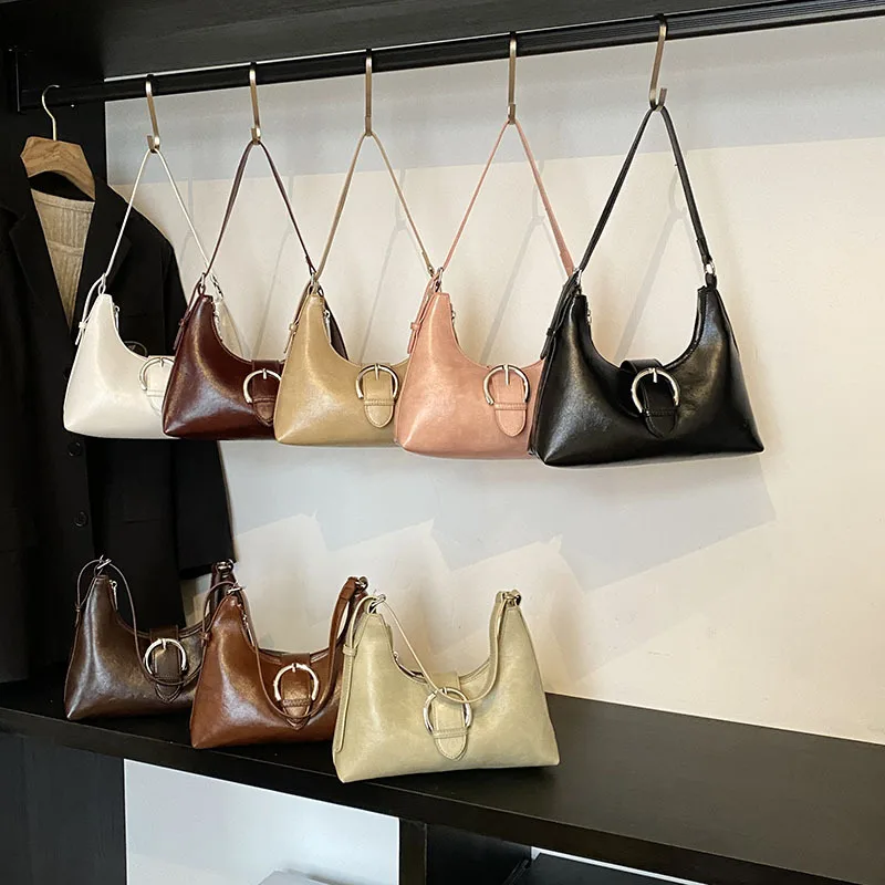 

‌2025 Spring New Women's Retro Minimalist Tote Bag, Oversized Commute Shoulder Purse Niche Design