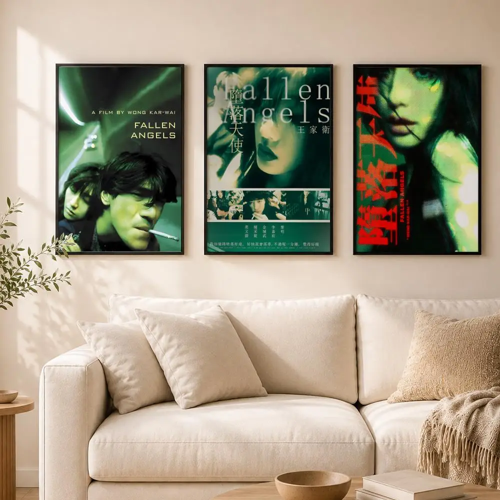 Movie F-Fallen Angels-S Poster Self-Adhesive Waterproof Wall, Decorative Home Art & Holiday Gift
