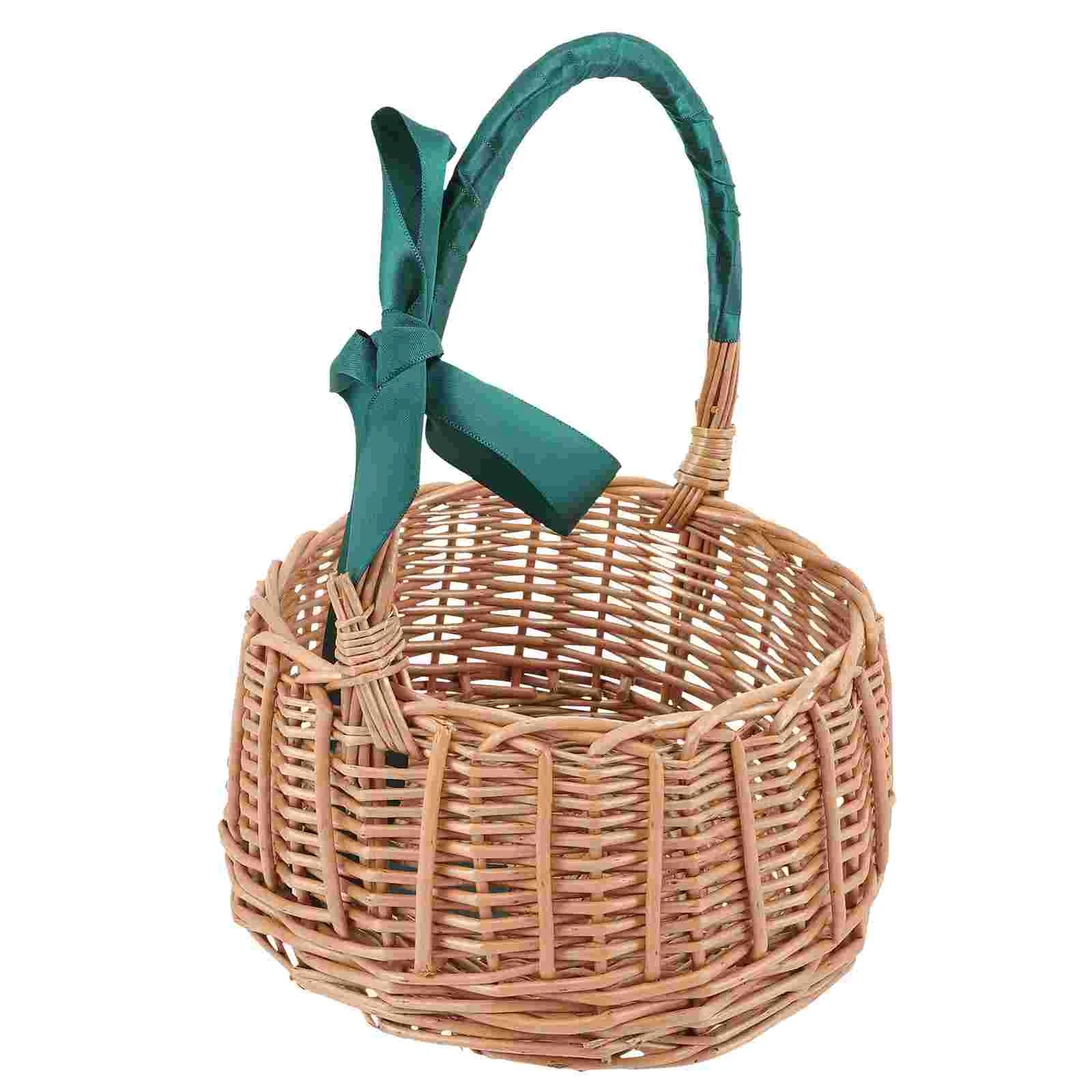 

Natural Rattan Storage Basket Woven Basket Wicker Decoration Home Organizer woven baskets for storage