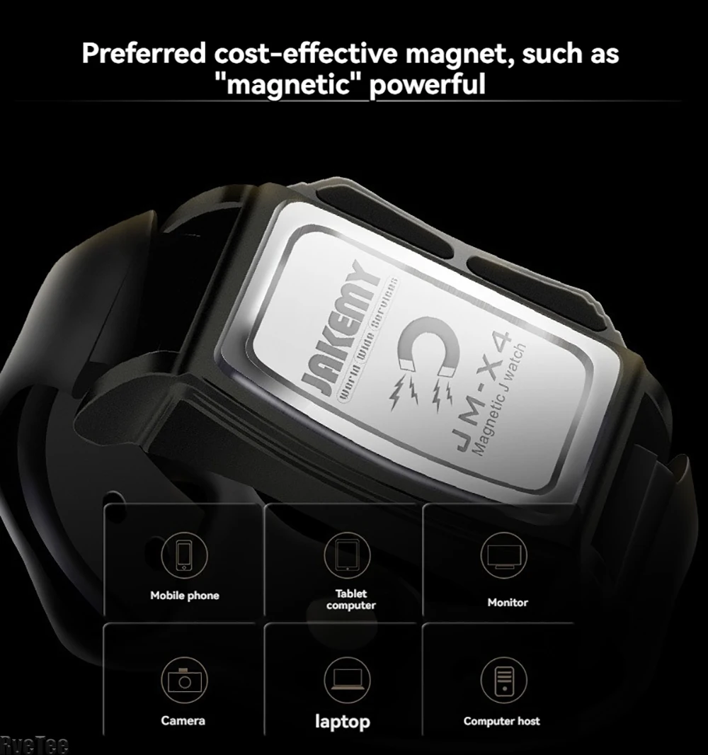 Magnetic Wristband with Watch Design Strong Magnet for Holding Screws Nuts DIY Handyman Electrician Carpenter Tool