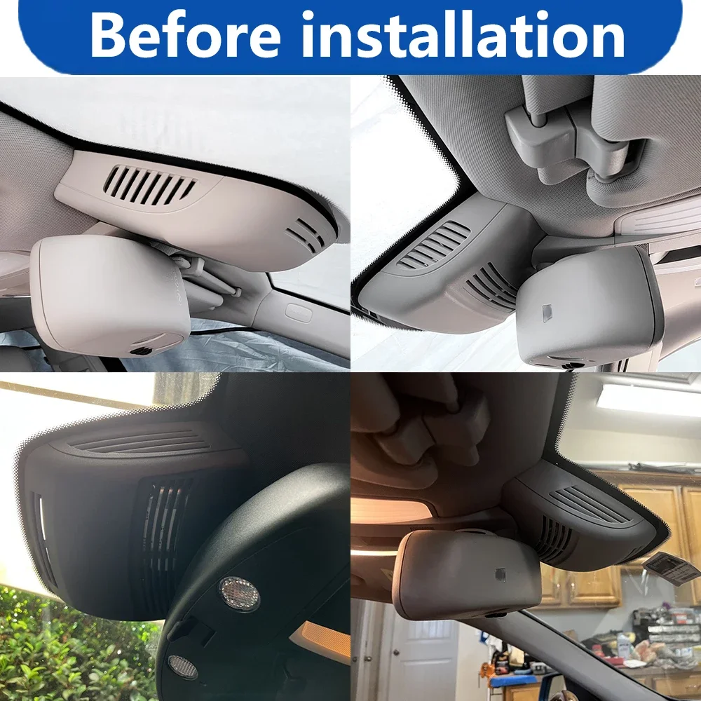 Autobora กล้องติดรถยนต์4K WiFi 3840*2160วิดีโอ24ชั่วโมงสำหรับ Mercedes Benz E Class MB W212 S212 C207 A207 2009 ~ 2017