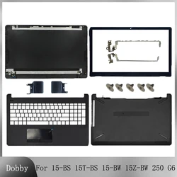 Tampa traseira do LCD para o portátil, moldura dianteira, palmrest, caixa inferior, dobradiças do LCD, HP 15-BS, 15T-BS, 15-BW, 15Z-BW, 250 G6, 255 G6, TPN-C129, novo