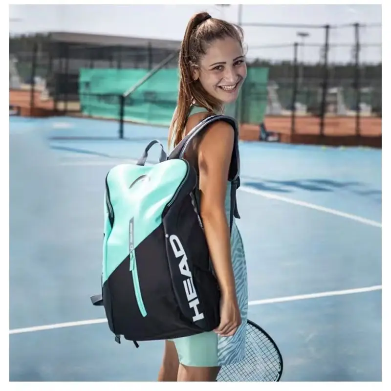 Mochila de bádminton portátil, bolsa de tenis, bolsa multifuncional de gran capacidad, bolsa de Pádel con bolsa de zapatos, nueva