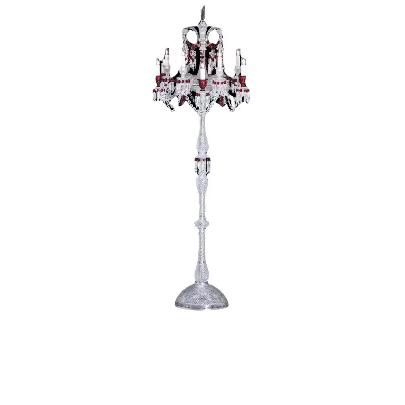 European lamps, living room lamps, American villa decorative lamps, light luxury post-modern simple crystal bedroom floor lamps
