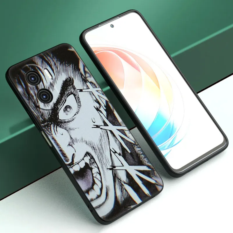 Anime Berserk Guts Cartoon Cover Black Case For Huawei Nova 11 Pro 12 10 9 8 Pro 11i 8i 7i 11SE 10SE 9SE Y91 Y90 Y71 Y70 Y61 Y60