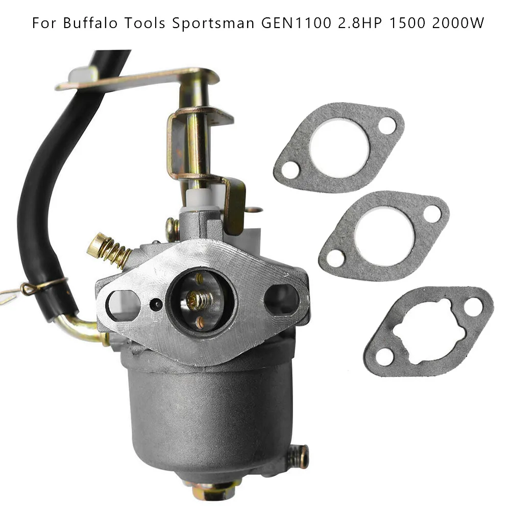 Kit de carburador generador para Buffalo Sportsman GEN1100 2.8HP 1500 2000W, piezas de repuesto de generador de motor, accesorio de herramienta eléctrica