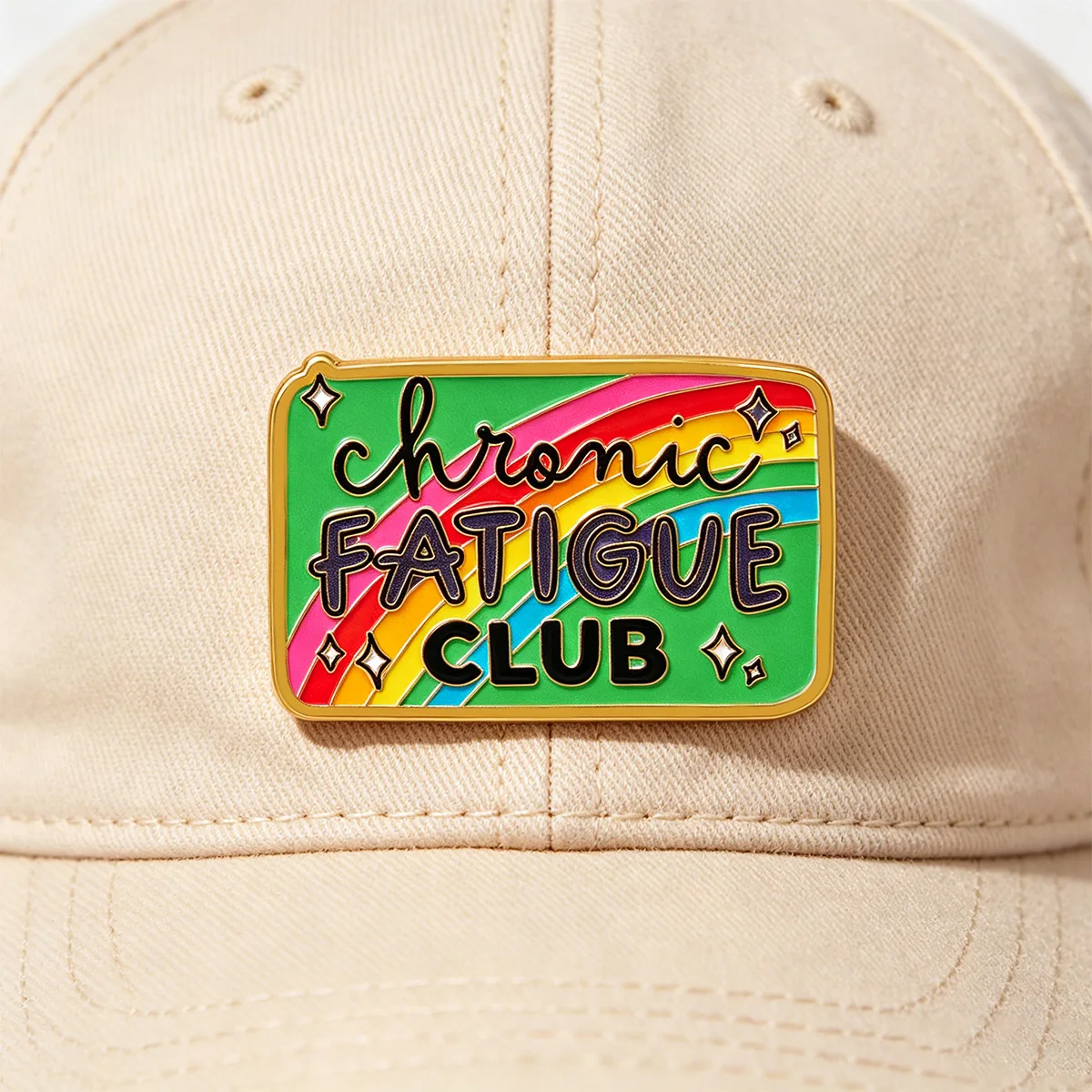 chronic FATIGUE CLUB Enamel Pin Quotes Brooch Lapel Pins Badge on Backpack Clothing Accessories Fashion Jewelry Friends Gifts