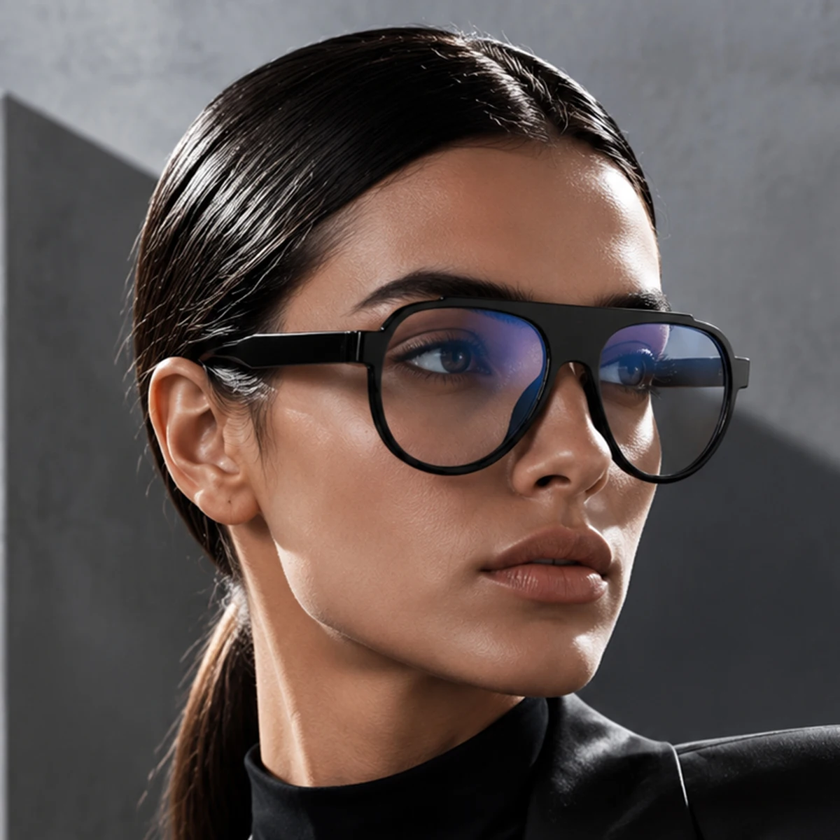Street Fashion Hong Kong - 1 Pair of Women's Retro Shiny