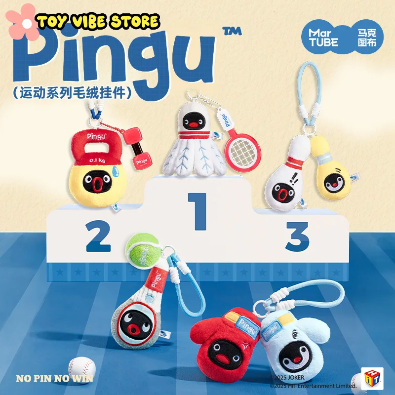 

Kawaii Pingu Plush Toy Penguin Sports-Style Plush Keychain Stuffed Toy Kawaii Doll Pingu Keyring Penguin Surprise Gift Toys