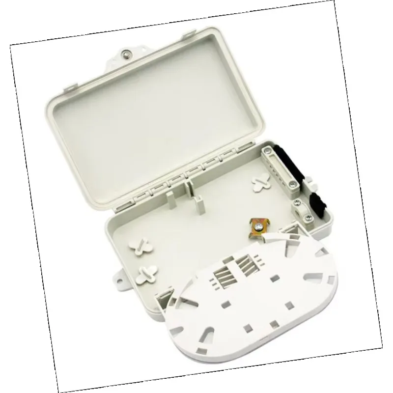 Easy Installation Waterproof Dustproof Design Terminal Box Ip65 Ftth ODF 4 Core Fiber Optic Distribution Box