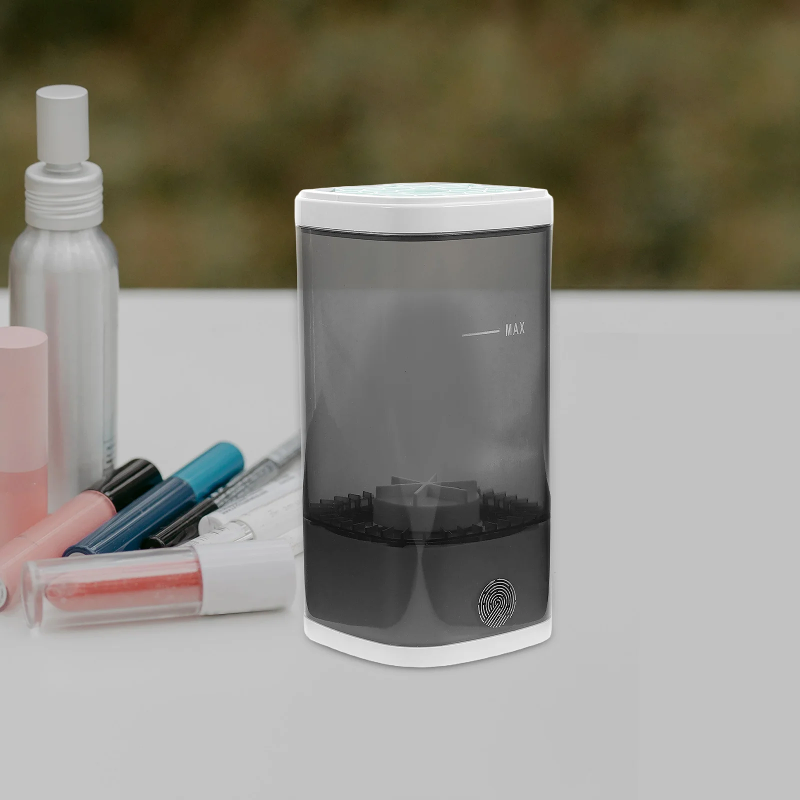 منظف فرش المكياج الكهربائي الأوتوماتيكي، سريع الجفاف، التنظيف العميق لأدوات الفرش وإكسسوارات التجميل