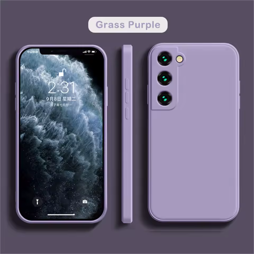 갤럭시 S25 S24 액체 실리콘 케이스