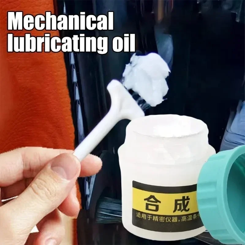 White Synthetic Grease Lubricating Oil Car Sunroof Door Keypad Satellite Shaft Rail Gear Bearing Mechanical O-ring Silicone Oil