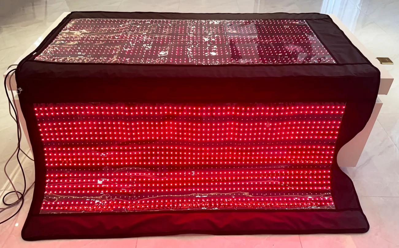 Red Light Therapy Sleep Bag 660 850nm LED Blanket for Home Use Spa Whole Body