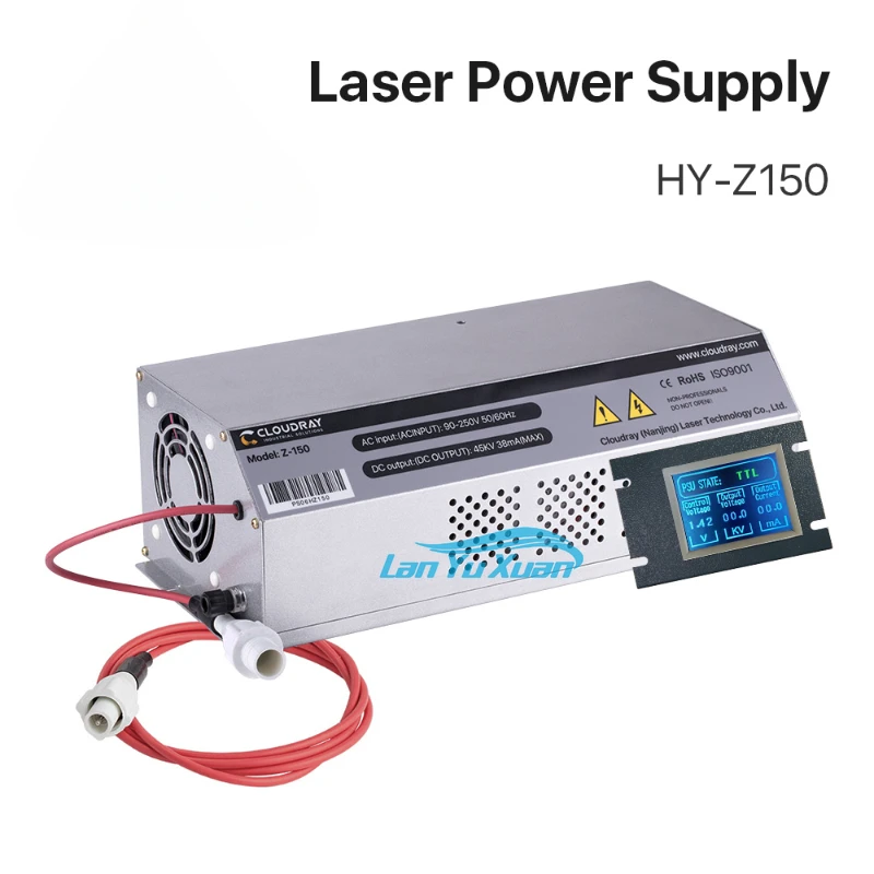 

Cloudray 150-180W CO2 Laser Power Supply AC90-250V Z150 for Engraving Cutting Machine HY-Z150 Z Series