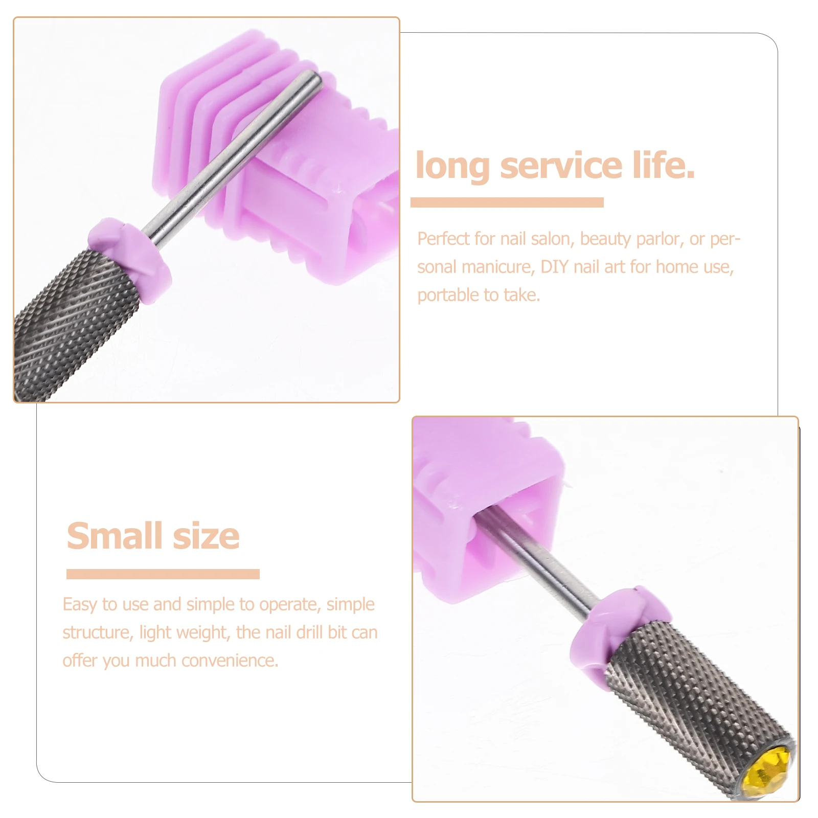 

Tungsten Steel Grinding Head Nail Drill Bits for Electric Manicure Tools Removing Gel Polish Acrylic Nails Cuticle Drill Bit Set