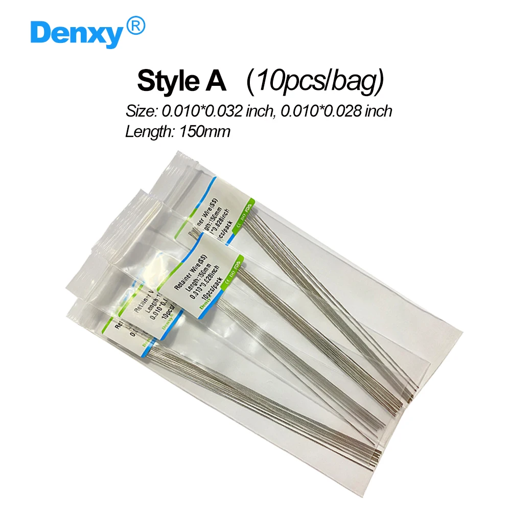 Denxy Orthodontische S-Retainer-Drähte aus Edelstahl, hochwertige Lingual-Drähte, zahnmedizinische Materialien – Detail 3