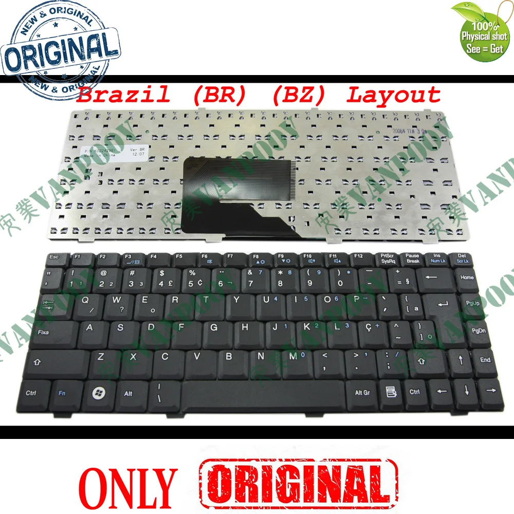 

New Laptop keyboard Itautec W7630 W7650 W7655 N8610, STI Semp For Toshiba AS1528 IL1522 IS1522 For Fujitsu Amilo V2030 Brazil BR