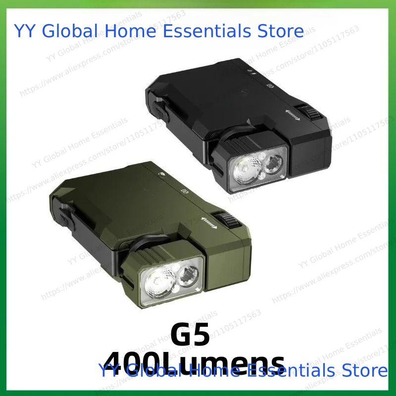 مصباح يدوي صغير بسلسلة مفاتيح، 400 لومن مع أوضاع RGB وWhite. مصباح جيب EDC قابل لإعادة الشحن للحمل اليومي وفي الهواء الطلق. #1