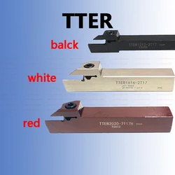 TTER TTER2525-5 TTER1212-2T17 TTER1616-3T20 TTER2020-4 External Slotting Tool Holder TTEL Spring Steel Anti-Seismic TDC Inserts